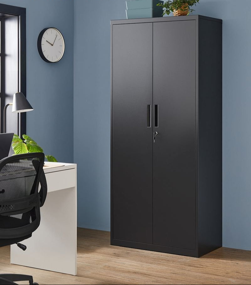 Archiefkast 180 cm - Stalen Opbergkast - Kantoorkast - De Vries Meubels