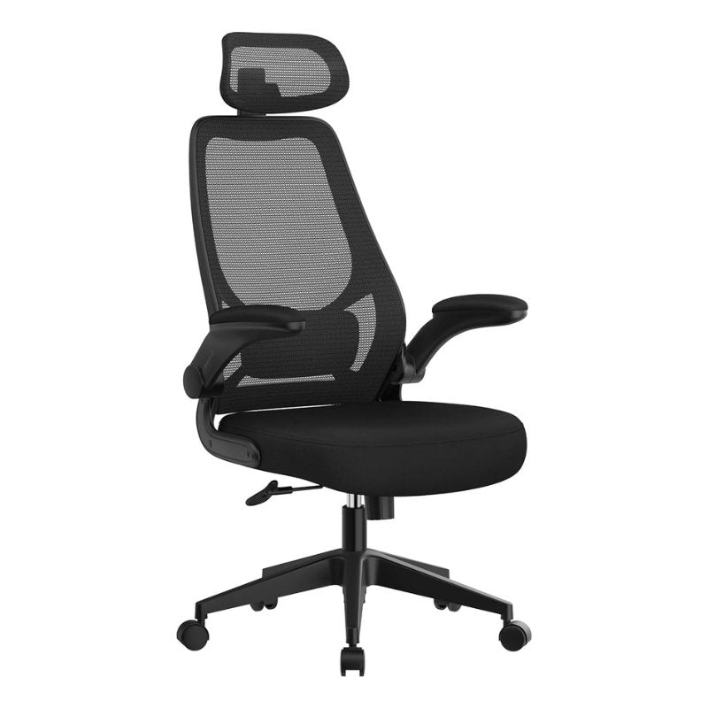 Bureaustoel met Mesh Rugleuning - Ademend - Ergonomisch Ontworpen - Compleet Verstelbaar - De Vries Meubels