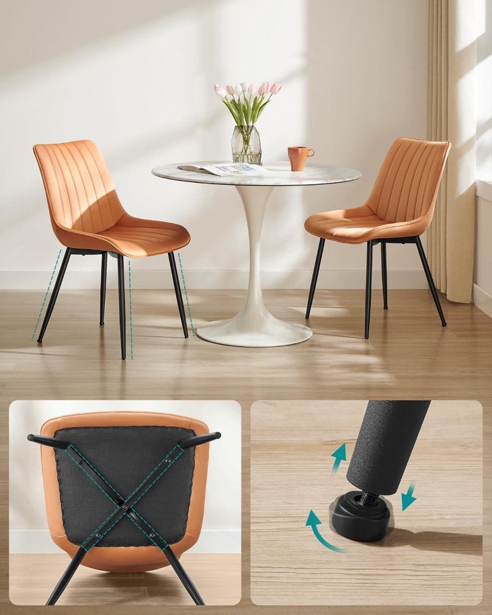 Elegante Eetkamerstoelen - Set van 2 - De Vries Meubels