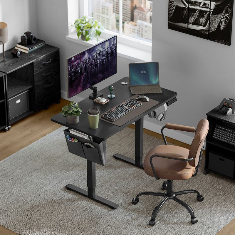 Elektrisch Hoog Laag Bureau - Elektrisch Verstelbaar - Schrijftafel - Ergonomisch Bureau - De Vries Meubels