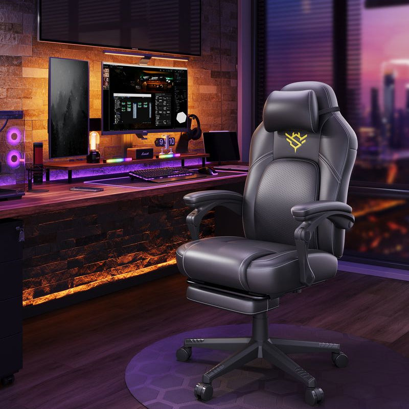 Gamingstoel - In Hoogte Verstelbaar - Ultiem Comfort - De Vries Meubels