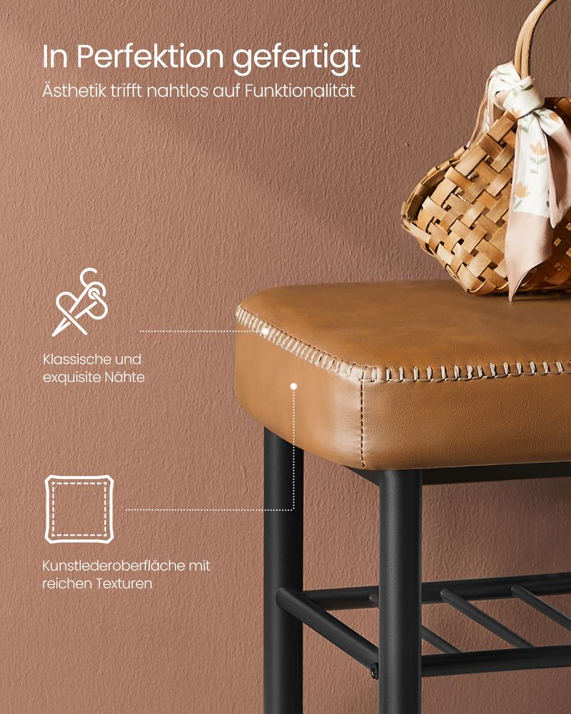 Luxe Schoenbank - Gestoffeerde Zitbank met Opbergruimte - De Vries Meubels