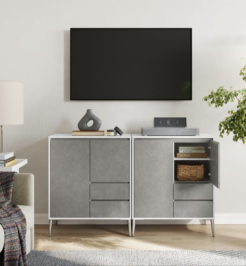 Moderne Opbergkast met Lades en Deuren – Ruim, Stijlvol & Praktisch - De Vries Meubels