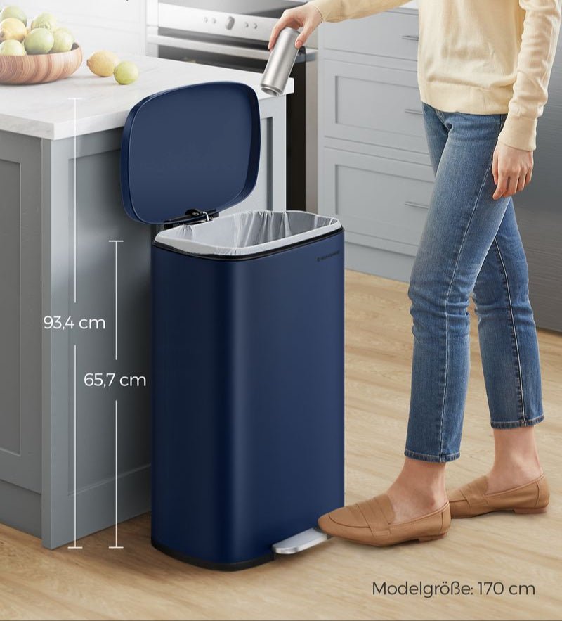 Moderne Pedaalemmer - 50 Liter - Prullenbak - De Vries Meubels