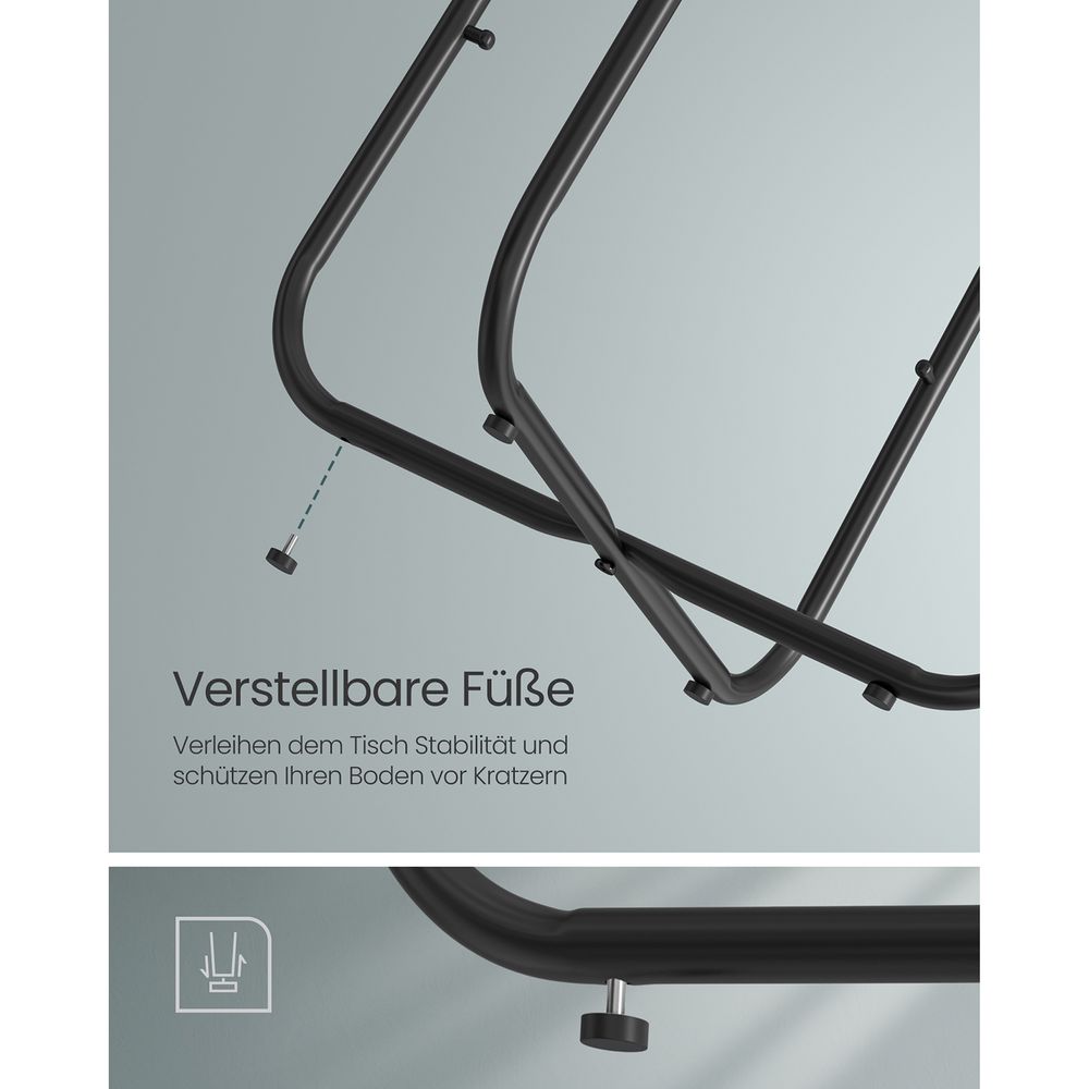 Moderne Ronde Bijzettafel met Opbergmand - De Vries Meubels