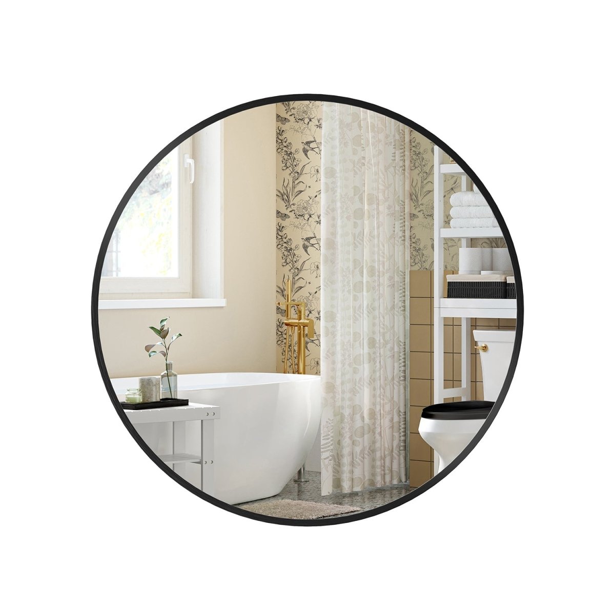 Ronde Wandspiegel - Goud of Zwart - De Vries Meubels