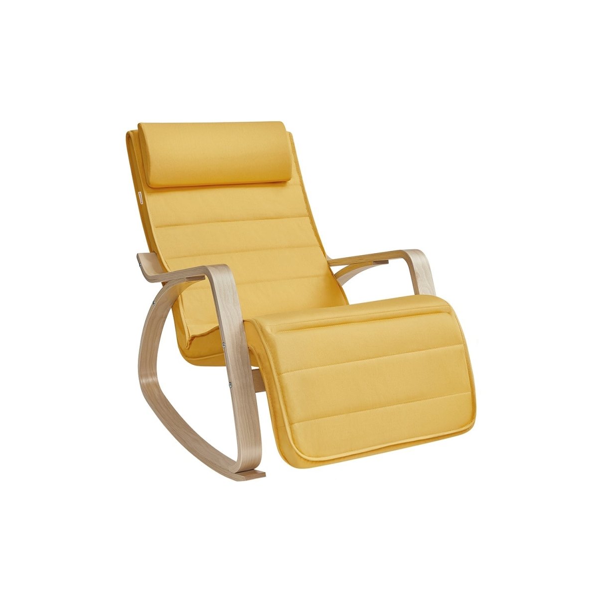 Schommelstoel met Verstelbare Voetensteun - Zitstoel Draagvermogen tot 150 kg - De Vries Meubels