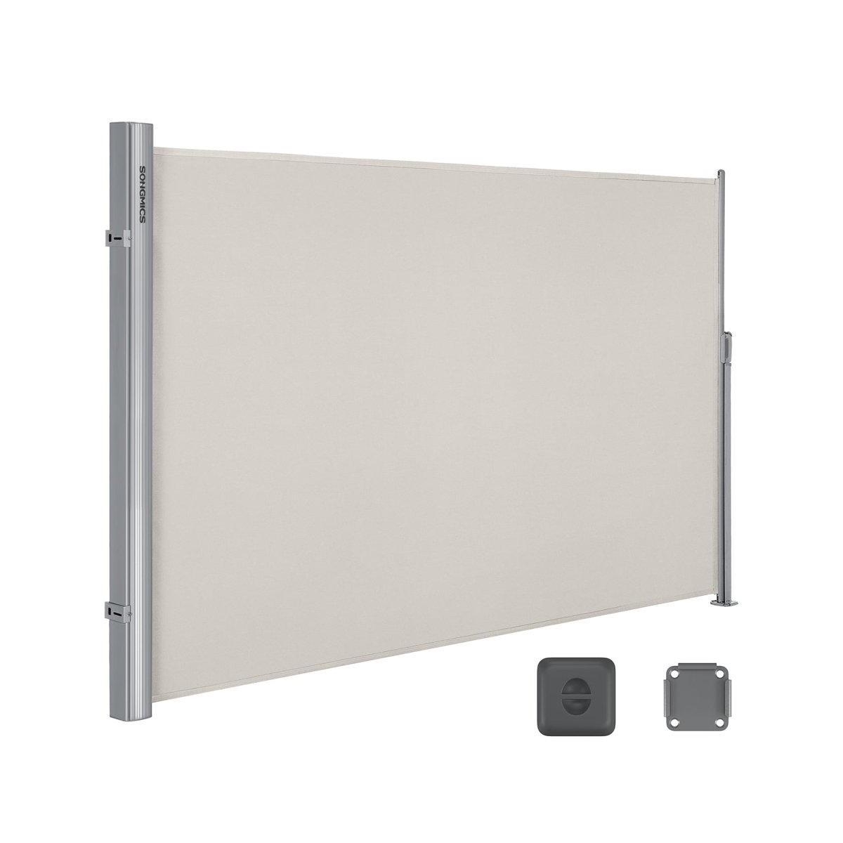 Uitschuifbaar Tuinscherm - Windscherm - Zonnescherm 160 cm hoog - De Vries Meubels