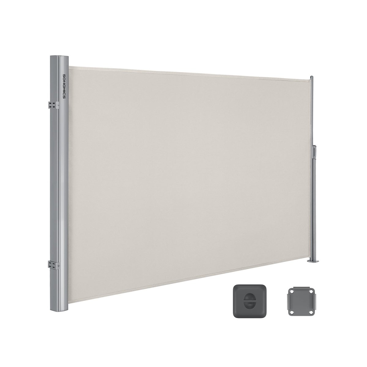 Uitschuifbaar Zijluifel - Tuinscherm - Balkonscherm - 200 x (300 - 350) cm - De Vries Meubels