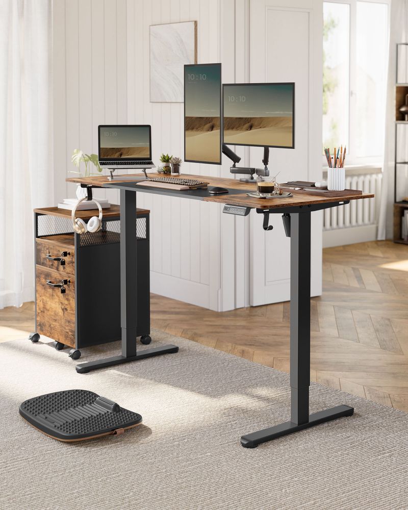 Verstelbaar Elektrisch Bureau Onderstel - In Hoogte Aanpasbaar Bureauframe met Geheugenfunctie - De Vries Meubels