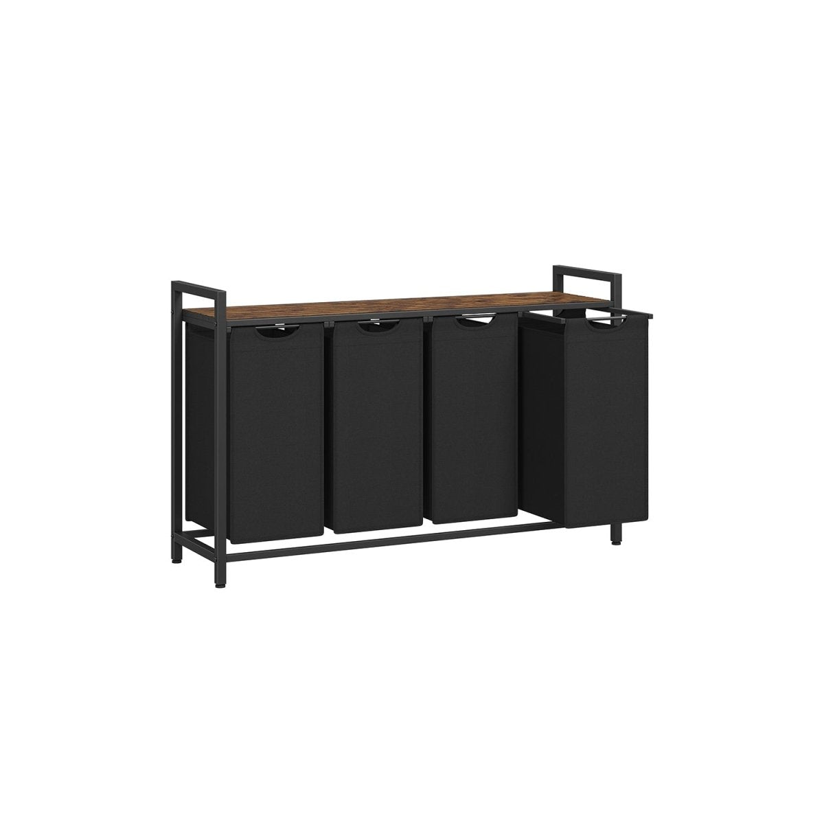 Wassorteerder met Handige Wasmanden - Wastrolley met Opbergrek - Praktische Organizer voor de Wasruimte - De Vries Meubels